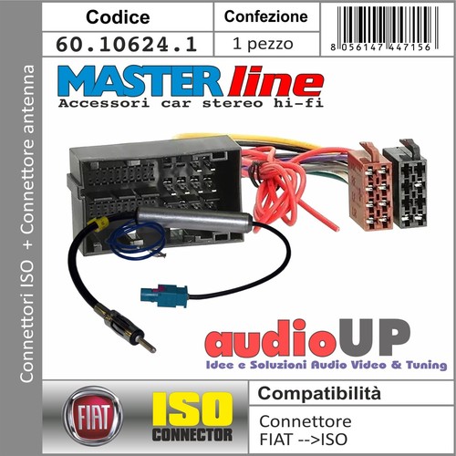 Connettore radio iso - connettore, +