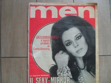 Rivista MEN Anno IV n. 27 del 7 luglio 1969 Giovanna Ralli L.150 vintage