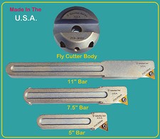 Utensile suburbano taglierina a mosca e set 3 barre per fresa Bridgeport CNC vedi video
