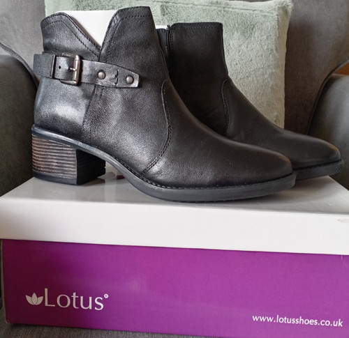 Stivaletti lotus pelle nera - lotus,