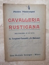 PIETRO MASCAGNI - CAVALLERIA