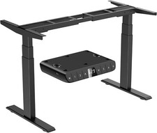 Supporto da scrivania elettrico professionale regolabile in altezza con 2 motori