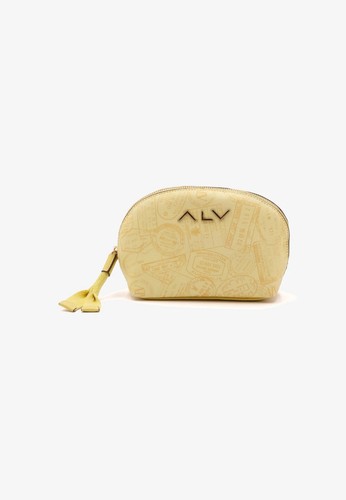 Pochette gialla alv alviero - pochette,