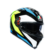 Casco AGV K-5 MULTI MPLK CORE BLACK/CIANO/YELLOW FLUO