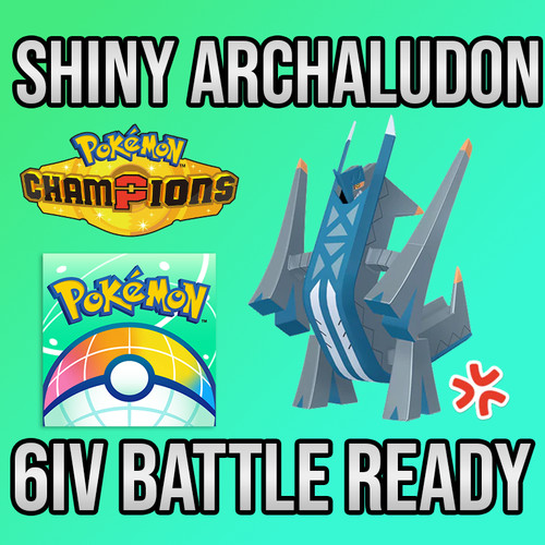 6iv shiny archaludon - shiny, +