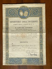 Diploma per medaglia - per,