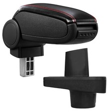 Bracciolo Centrale Pelle Nero