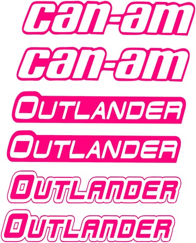 Decalcomanie can outlander - can-am,