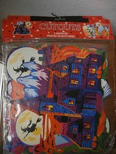 Decorazioni HALLOWEEN cutouts decoration 3 pezzi stampati ambo i lati 30cm