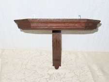 Antico Console Muro Figurenkonsole per Statua! Di Abete Rosso