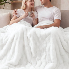 Coperta 150X200 Cm Bianco Pile