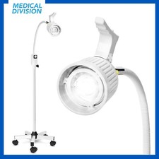 Lampada da visita medica LED flessibile su stativo con ruote per studio medico