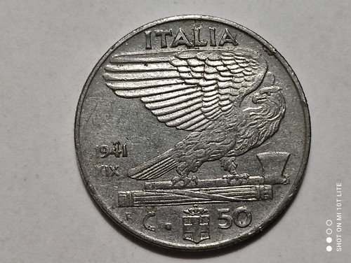 Moneta centesimi regno - moneta, 50
