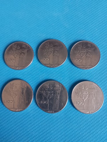 Lotto monete 100 lire - 6, dea