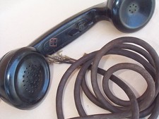 SURPLUS MILITARE MICROTELEFONO TS-9 AN senza spinotto per radio SCR300 -BC1000