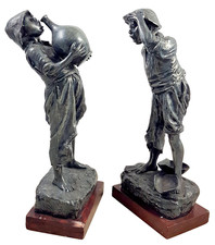 antica statuina in bronzo 2 c.a 1880 Costantino Barbella
