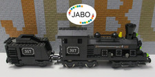 (R 1) Lego 10205 locomotiva a vapore con tender + motore 9V treno ferroviario