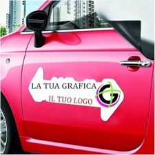 TARGHE MAGNETICHE PUBBLICITARIE AUTO TARGA MAGNETICA - 2 PEZZI