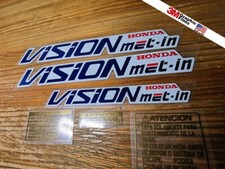 Honda Vision Met In 1989 decal set  vinyl adesivi autocollants ステッ