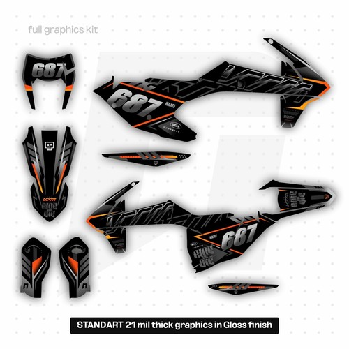 Kit grafica adatto ktm - adatto, exc