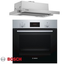 Bosch Set Risparmio Autark - Forno + Cappa, Serie 4 Cappa a Schermo Piatto 60cm