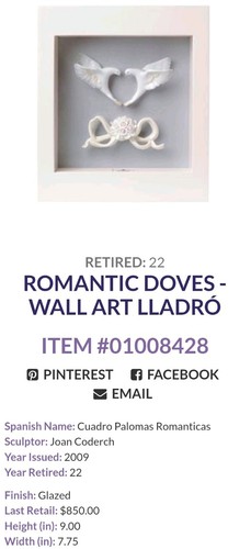 Lladro colombe romantiche - lladro,