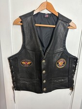 Gilet a scatto in pelle