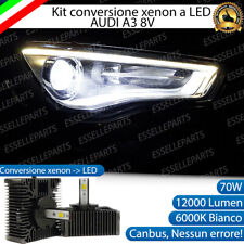 KIT LED D5S CONVERSIONE BI XENON BIXENO A LED AUDI A3 8V Dal 2017 12000 LUMEN
