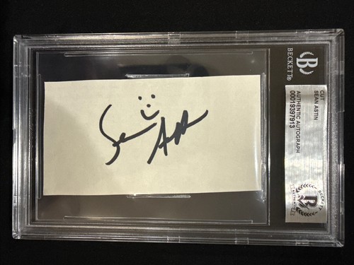 Sean astin firmato taglio bgs - sean,