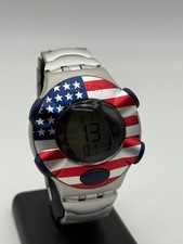 swatch american u.s.a. united states of america usa beat aluminium 47mm