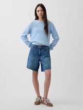 8" Mid Rise Loose Denim