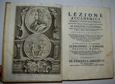 ORIGINE DELLE FONTANE - fig. 1726 - Vallisneri - GEOLOGIA