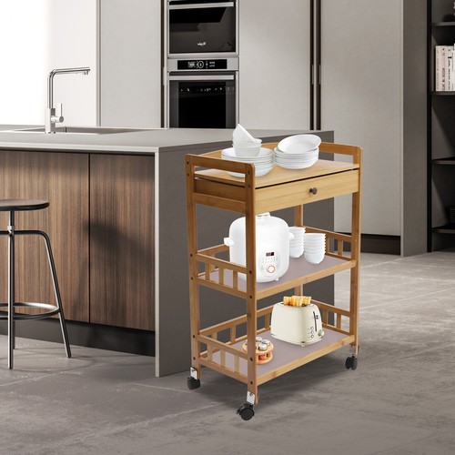 Carrello cucina bambù - cucina,