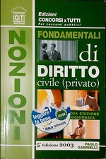 NOZIONI FONDAMENTALI DI DIRITTO CIVILE (PRIVATO) DI PAOLO GABRIELLI