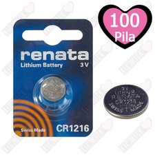 100x Renata Batteria Cr1216