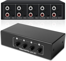 Interruttore Audio 4 in 1 Out