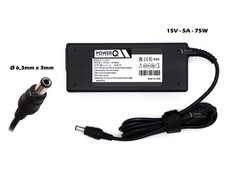 Alimentatore PowerQ per TOSHIBA 75W (6,3x3)mm per Satellite PRO S300L S500 U200