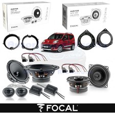 Casse Altoparlanti Ant + Post  FOCAL AUDITOR ASE165 + ACX100 per FIAT QUBO