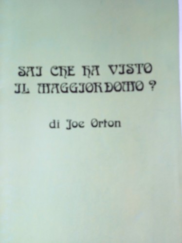 Sai che visto il - che, ha