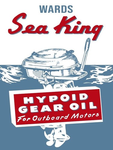 Wards sea king outboard boat - king,