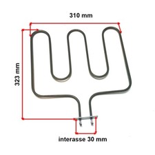 Resistenza Base Inferiore 1800 Watt  Fornetto Forno Cucina Electrolux Rex Becchi