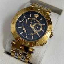 Orologio Versace V-RACE Dual Time VEBV00519 funzionante usato uomo 2 orologi dal Giappone