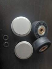Rullo pressione originale per TEAC X 7/10/1000/2000 + tappi =OTTIMO=