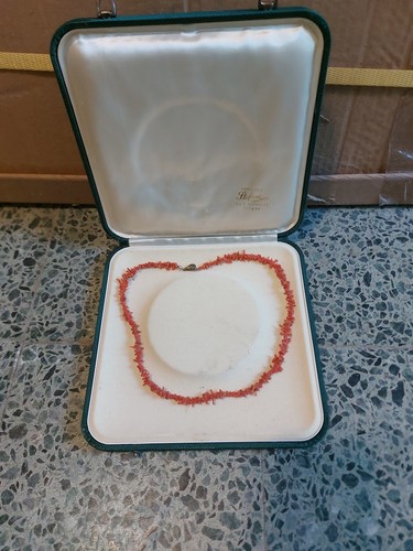 Collana vero corallo rosso - corallo,