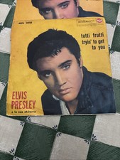 ELVIS PRESLEY ITALIAN SINGLE 45  Tutti Frutti 1956 Ita NOT RELEASED IN THE U.S.A