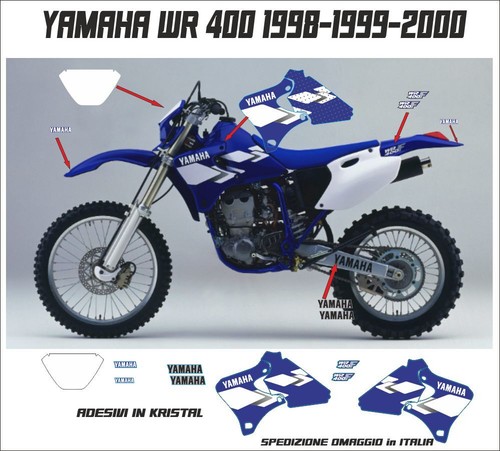 Adesivi grafica yamaha - , 400
