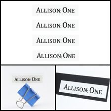 Adesivo distintivo logo Allison One decalcomania impermeabile 63 mm (2,48") X 16 mm (0,63")
