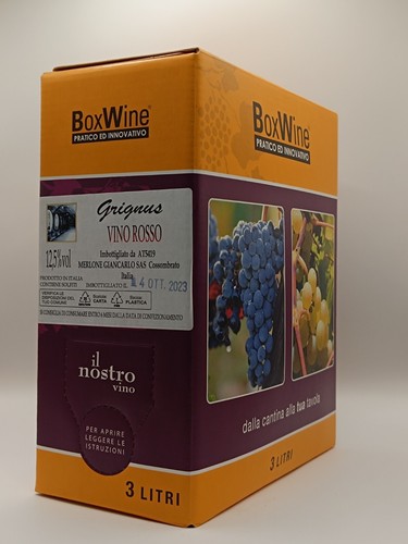 Bag box litri vino - in, rosso