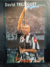 Poster DEL PIERO-TREZEGUET Juventus Planet Foot 100x70 cm