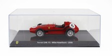 MODELLINO AUTO STATICO FERRARI F1 DINO 246 1958 MIKE HAWTHORN CON VETRINA 1:24